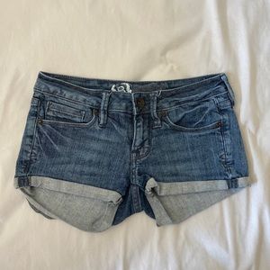 denim shorts